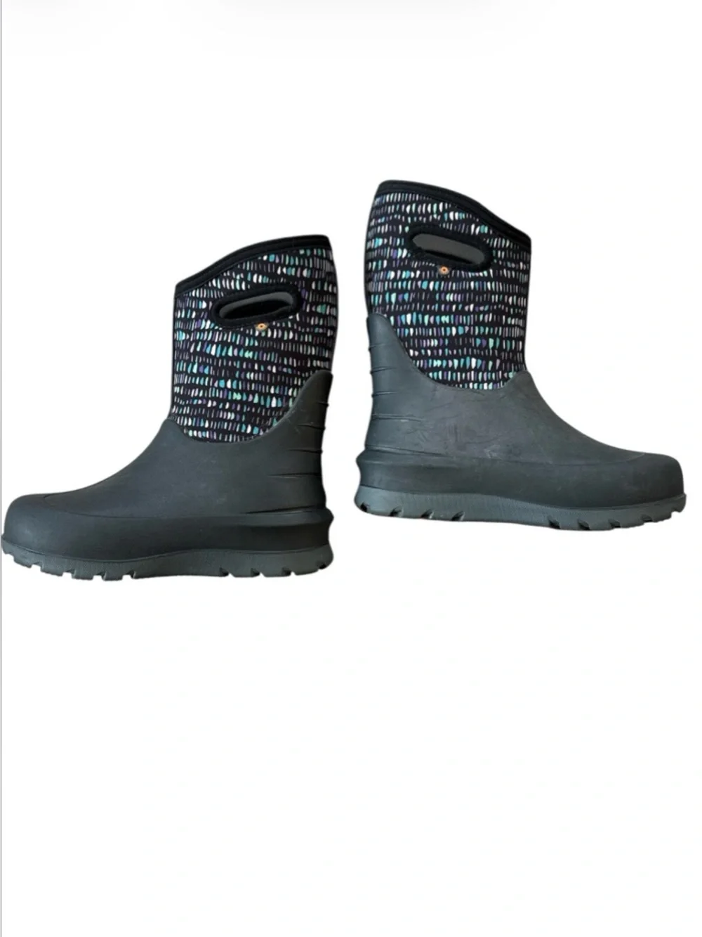 BOGS Neo-Classic‎ Twinkle Boots Youth 6 (EU 39) Black/Purple/Green